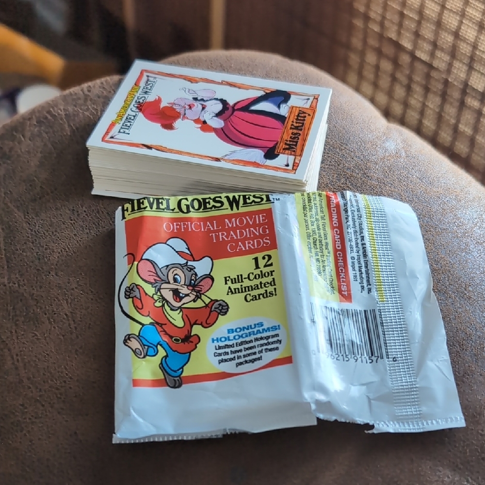 35 Card Pack Fievel Goes West Trading Cards
